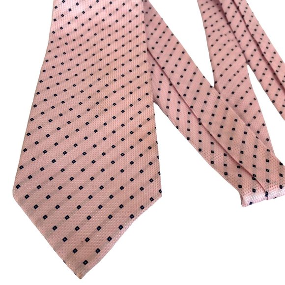 Ermenegildo Zegna Other - Vintage Ermenegildo Zegna Tie Mens Necktie Pink Polkadot Silk 1990s Professional